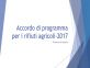 Rinnovato l’accordo di programma dei rifiuti